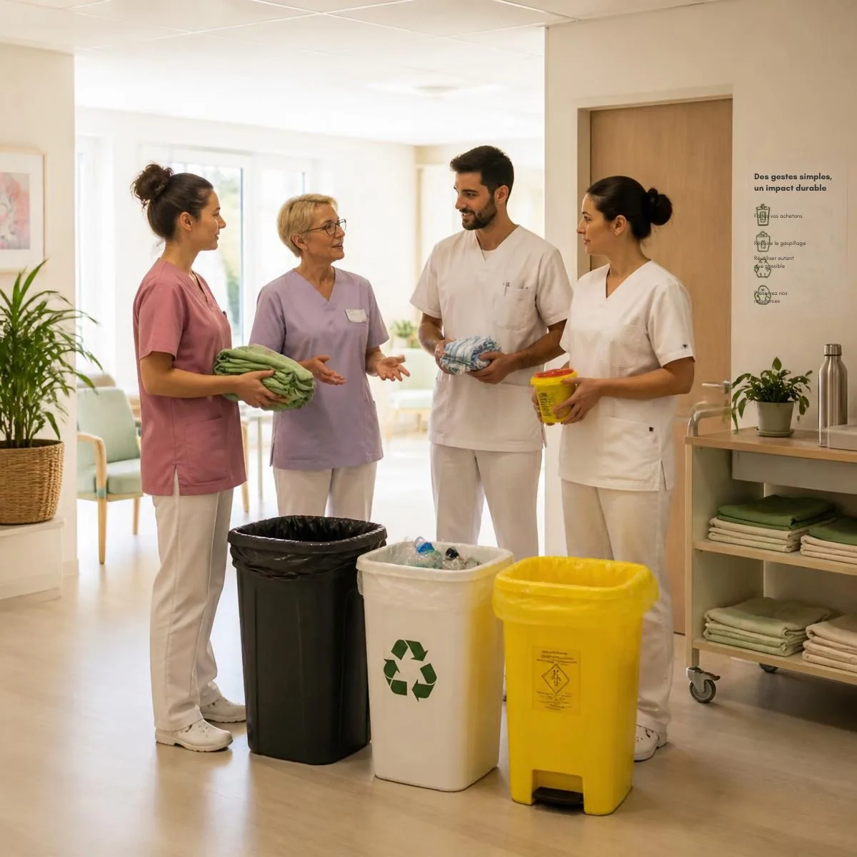 Déchets, DASRI et économie circulaire en EHPAD